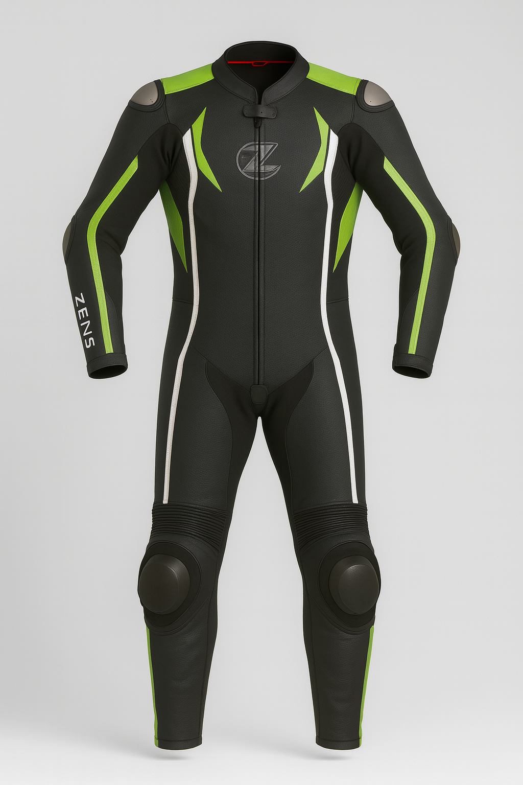 Sport Performance One-Piece Leather Suit