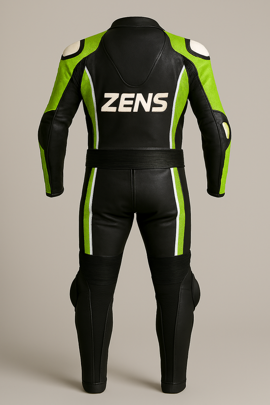 Classic Two-Piece Motorbike Leather Suit