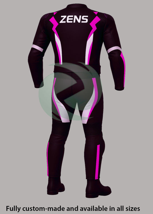 2 Piece Fully Custom Made Moterbike Leather Suit