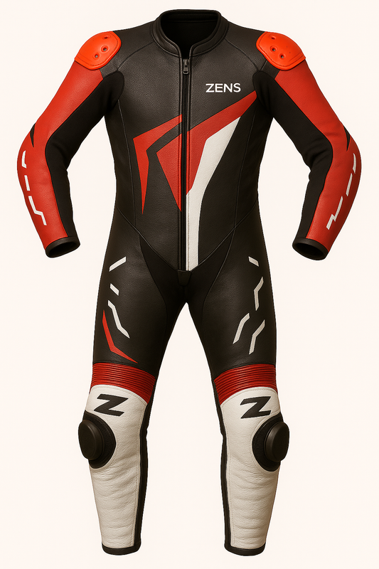 Professional One-Piece Motorbike Leather Suit