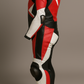 Red Moter Bike Leather suit