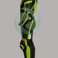 Dynamic Neon Green & Black 1-Piece Motorbike Race Suit