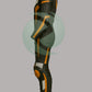 High-Viz Black & Orange 1-Piece Motorbike Race Suit
