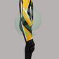 High-Viz Yellow & Black 1-Piece Motorbike Race Suit