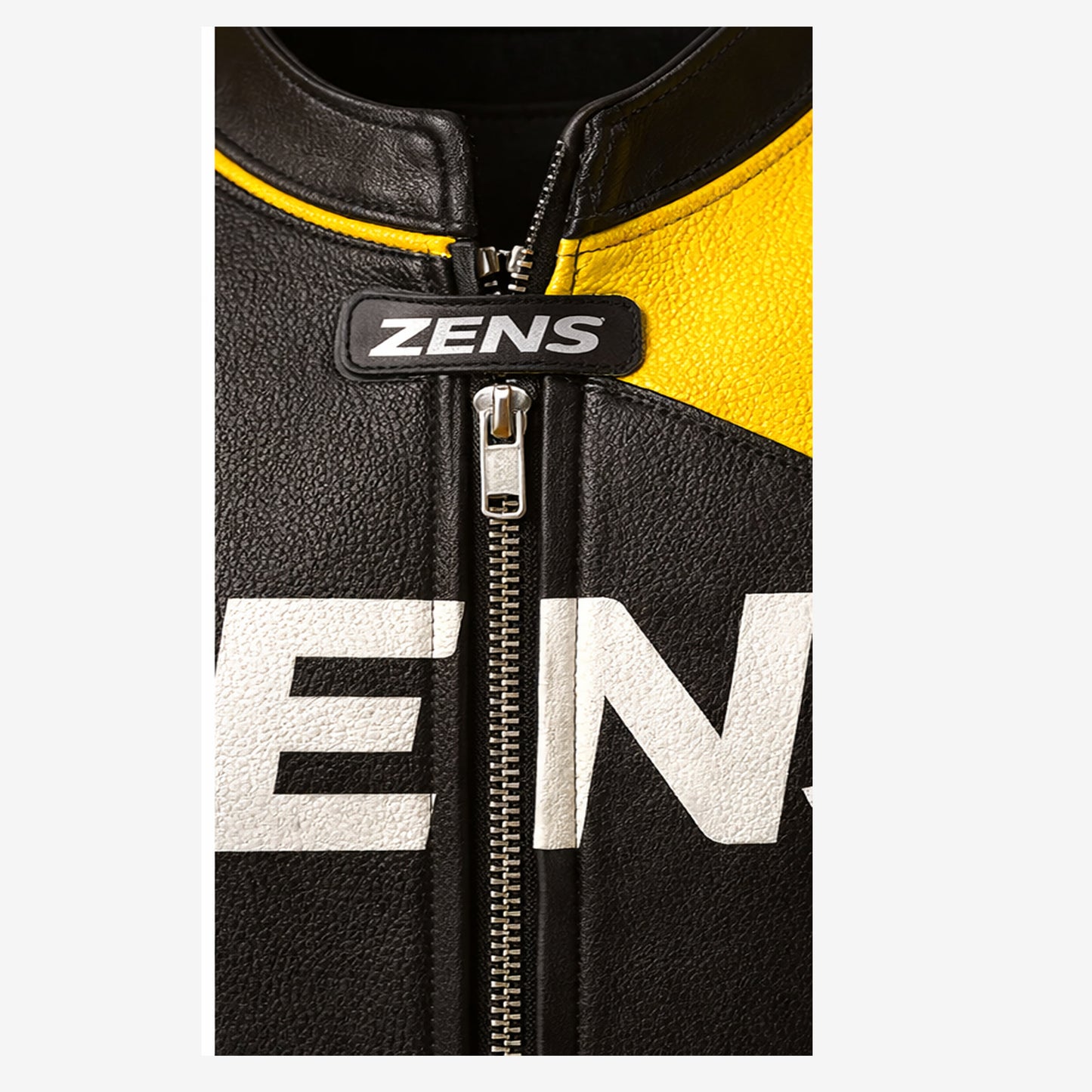 Extreme High-Viz Yellow & Black 1-Piece Motorbike Race Suit