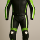 Classic Two-Piece Motorbike Leather Suit