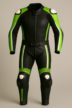 Classic Two-Piece Motorbike Leather Suit
